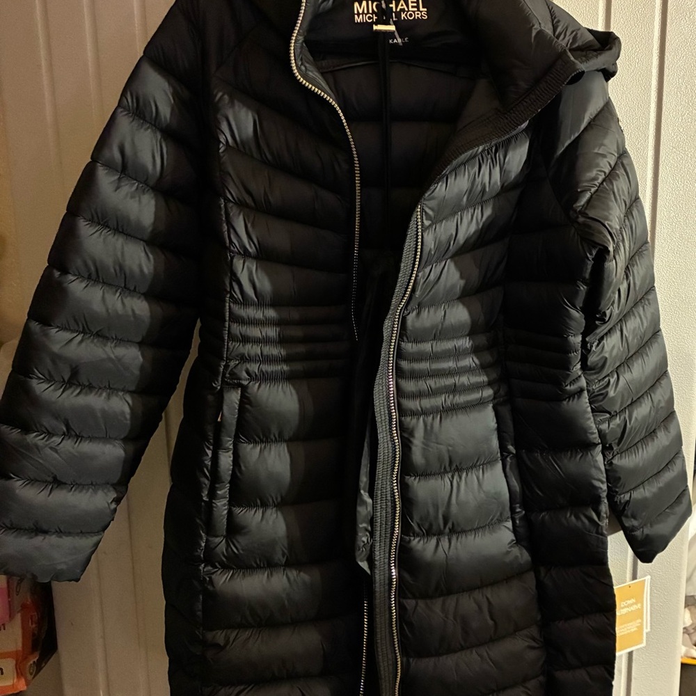 Michael Kors Black Packable Jacket NWT - image 1